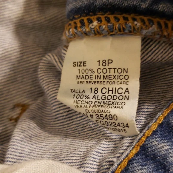 Faded Glory 18 petite jeans - Picture 2 of 4